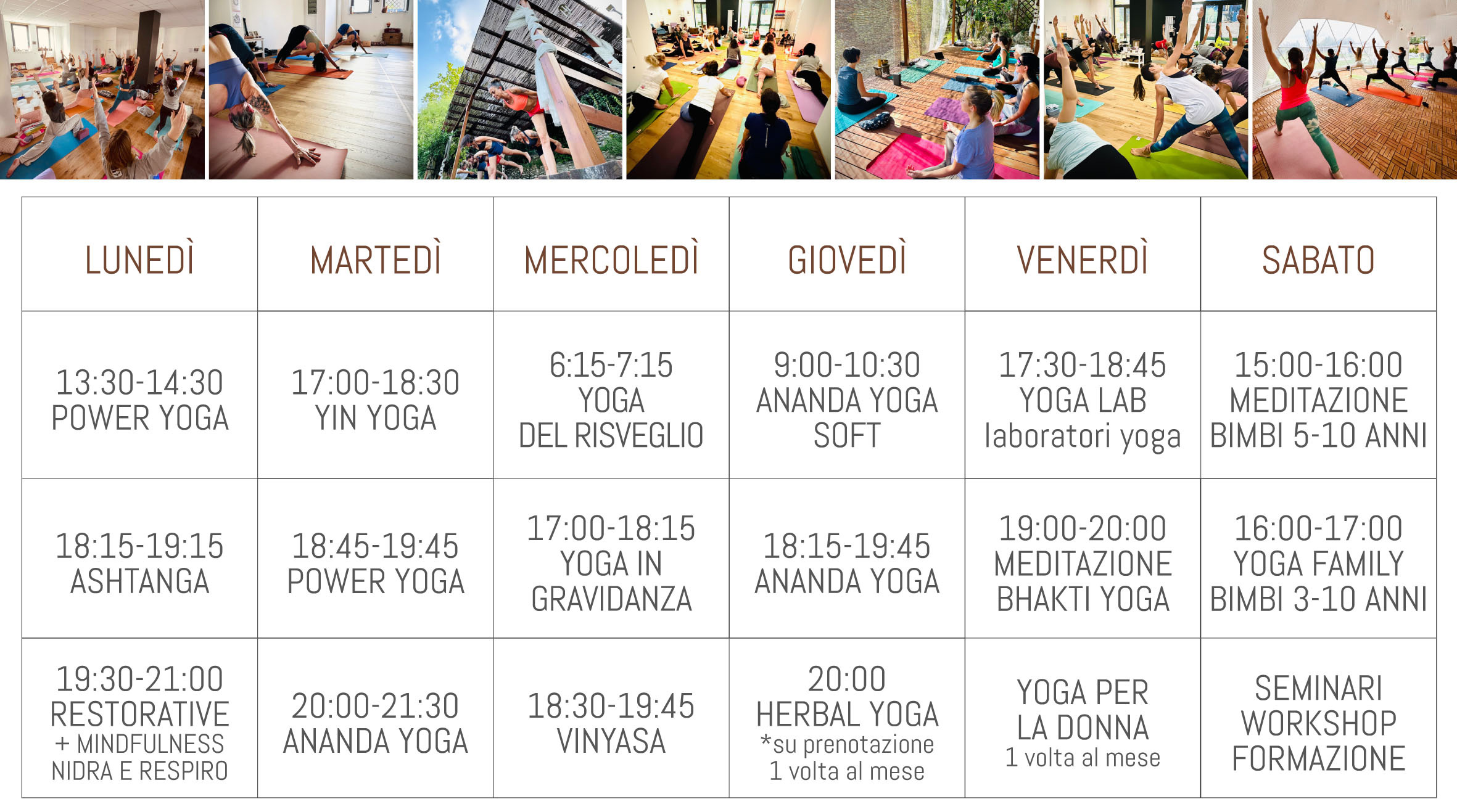 yoga a fossano orari